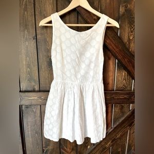 White Polka Dot Dress by Sans Souci